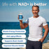HARMONIFY NAD Supplement (500mg of 95% Pure NAD+ Per Serving, 30-Day Supply) – Vegan, Non-GMO, NAD Booster for Longevity, Anti-Aging, Cellular Health, and Energy
